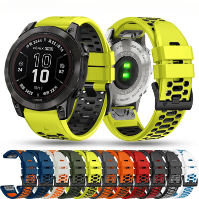 26mm Quick Fit Strap Silicone Watch Band For Garmin Descent Mk1 Mk2 Enduro  UK