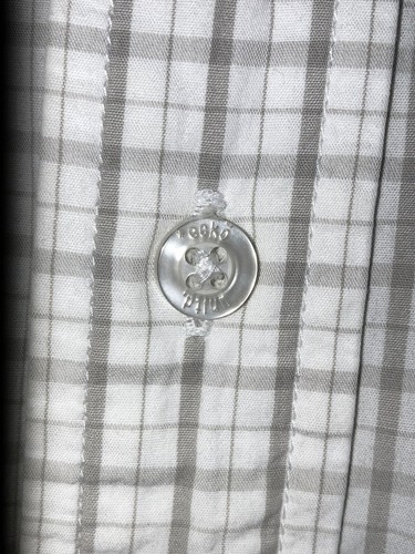 Ecko Ultd Button Down Shirt Mens 2XL Olive Green Checked Gingham - Picture 5 of 8