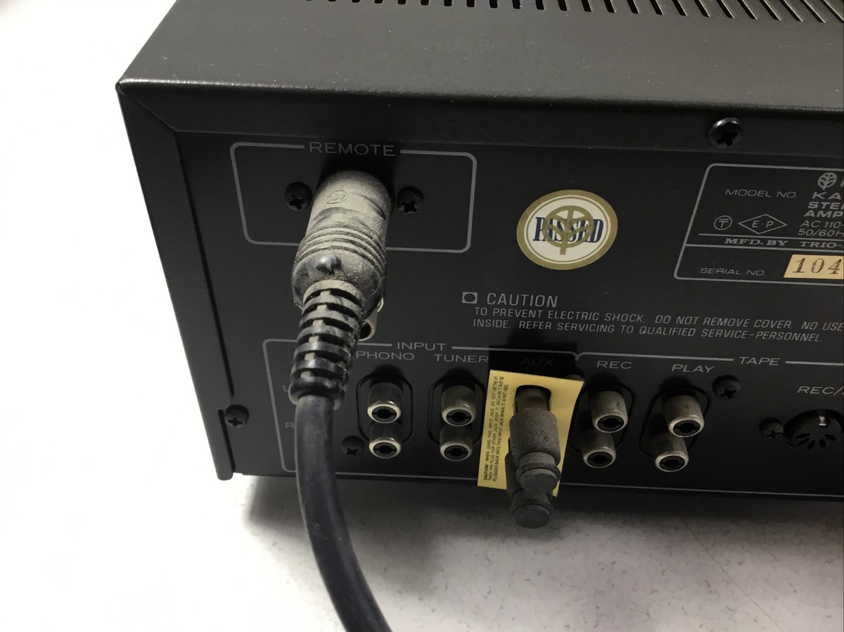 Vintage Kenwood KA 500 Amplifier Stereo Integrated Watt Silver