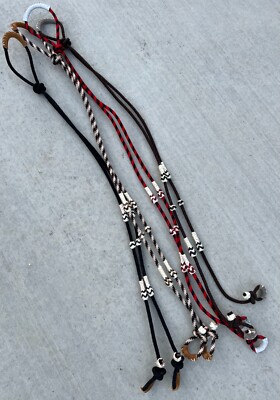 Rênes de selle western noires, Riendas Charras Para Caballo