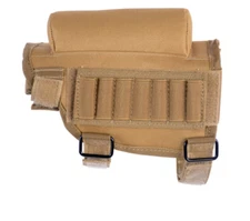 Tactical Buttstock Shotgun Rifle Shell Holder for Cheek Rest Ammo Holder Pouch