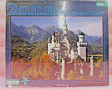 NEW Buffalo Games 2000 Piece Neuschwanstein Castle, Bavaria Puzzle 38" x 26"