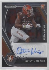 2021 Panini Prizm Draft Picks Quintin Morris #DPA-QMO Auto 1cc7