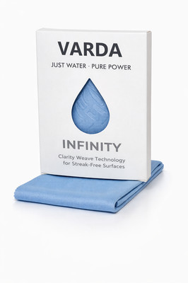 VARDA INFINITY Glass Cloth 3 Pack   Streak-Free Window & Mirror Cleaning