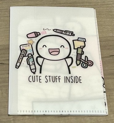 New TCMC  Cute Stuff Inside  Sticker Album Folder TheCoffeeMonsterzCo 4x6 