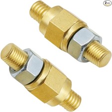 2 Pack Car Side Post Battery Terminal Brass Stud, Automobile Charging Solid Bras