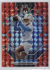 2023 Panini Mosaic Rookies Red Camo Mosaic Prizm Derius Davis #311 0c4