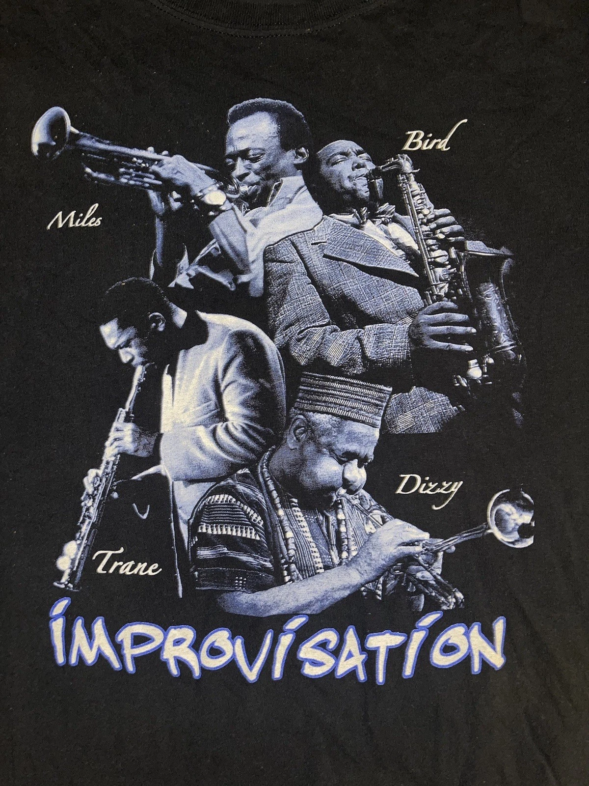 Jazz Legends T-Shirt Miles Davis John Coltrane Charlie Parker Dizzy