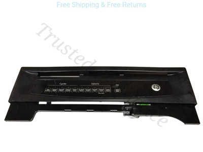 OEM Dishwasher Control Panel 165d8417 BLACK 