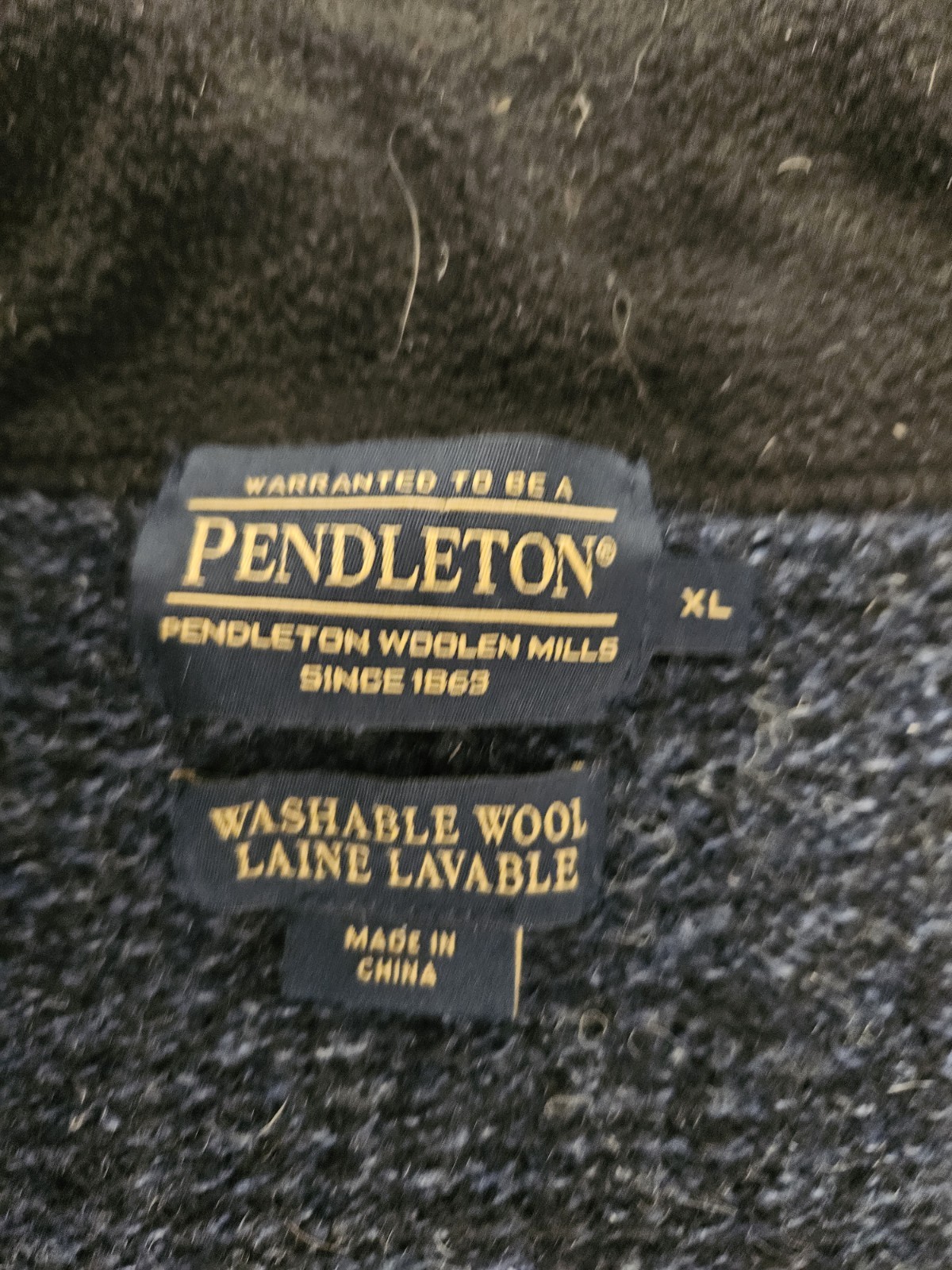 Pendleton Washable Wool Jacket Full Zip Coat XL M… - image 6