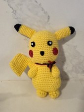 Pikachu Pokemon Amigurumi Crochet Doll Handmade PLUSH Figure Toy