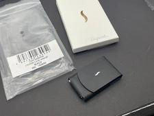 ST Dupont Black Leather Carrying Case Pouch for Minijet or Ligne D 183050 $65