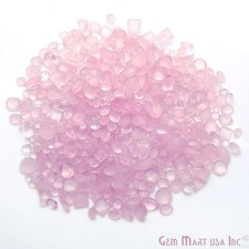 Rose Quartz Wholesale Gemstones 100 Natural Semi-Precious Loose Gems, 4-8mm