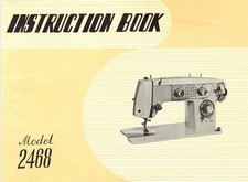 Large Deluxe Elgin 2468 Manual Sewing Machine...
