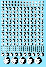 Warhammer 40k Sons Of Horus Heresy Luna Wolves Custom Transfer Sheet A6