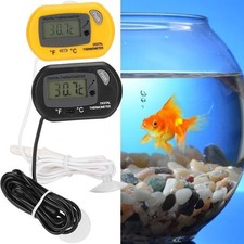 Digital LCD Sensor Aquarium Water Thermometer Controller Wired Fish Tank