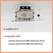 Granzon GPU Water Block For Colorful iGame RTX 4080 16GB Ultra W OC