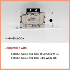 Granzon GPU Water Block For Colorful iGame RTX 4080 16GB Ultra W OC