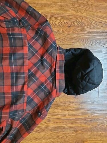 686 Ski Jacket Mens Medium Snowboard/Skiing. Plaid Red/Black Waterproof w/ Hood. - Picture 17 of 20