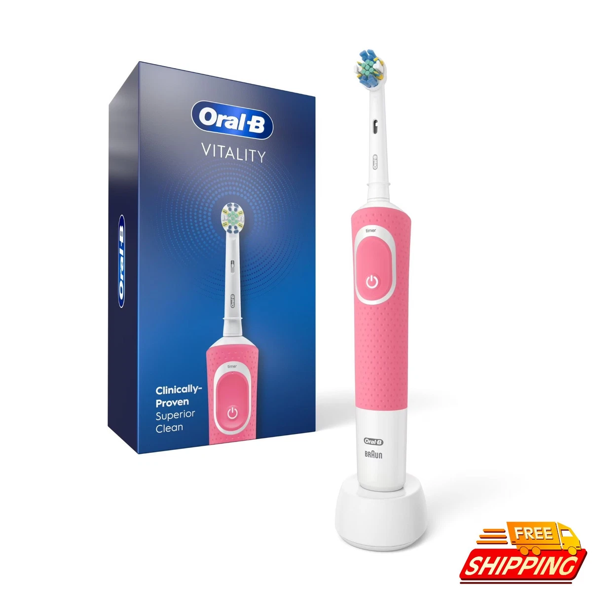 Oral-B Pink Electric Toothbrushes for sale | eBay
