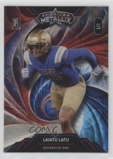 2023 Wild Card American Metallix Pro-Look Football 1/1 Laiatu Latu #WMF-LL 9p5