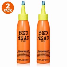 TIGI Bed Head Straighten Out Anti Frizz Cream 4 oz 2 Pack Humidity Resistant