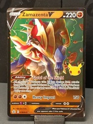 Zamazenta V 018/025 Celebrations Holo Ultra Rare
