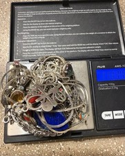 Sterling Silver 925 Lot Scrap/wear Recovery 100+grams Stamped Tested Authentic