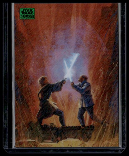 2025 Topps Chrome Star Wars Galaxy #22 You Were My Brother Green Shimmer /199