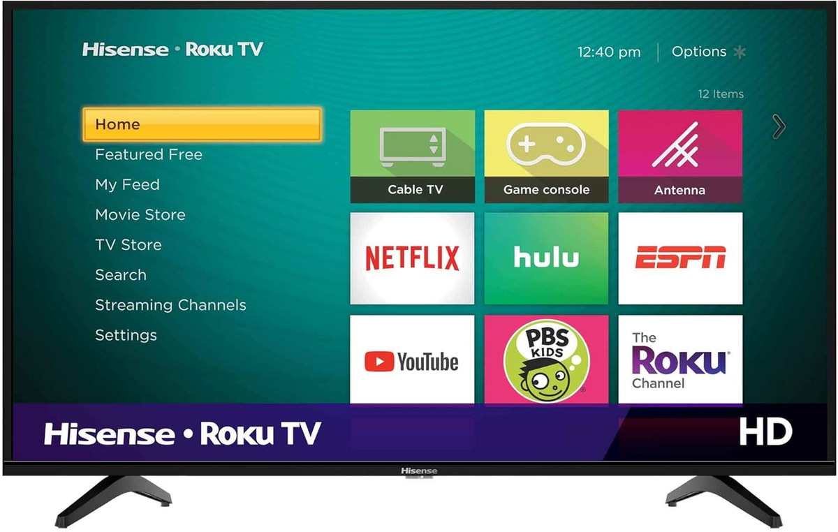 Hisense 43-Inch Class H4 Series LED Roku Smart TV with Alexa