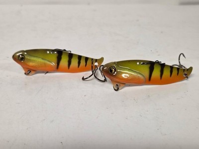 Custom Walleye Vib Blade Bait Fishing Lure Lot Perch