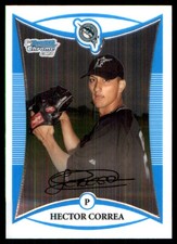 Hector Correa 2008 Bowman Chrome #BCP140 Marlins MLB READ FREE SHIP AutographDen