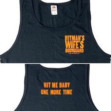 Hitmans Wifes Bodyguard Mens Promo Tank Top size Medium Hit Me Baby One More