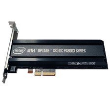 used Intel 750GB SSD P4800X Optane DC PBW HHHL PCIe 3.0 x4 NVMe SSDPED1K750GA01
