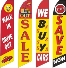 Used Cars Flag Windless Swooper 4 Lot Set Auto Save Walk In Drive Sale We Buy 