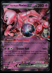 Team Rocket's Mewtwo ex SVP 205 Black Star Promo