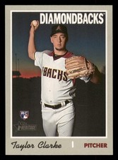 2019 Topps Heritage Taylor Clarke #531  RC Arizona Diamondbacks