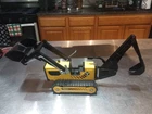 Vintage VTG Tonka T-6 Track Front End Loader/Backhoe Bulldozer Pressed Steel