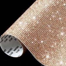 24x20cm Bling Rhinestone Crystal Sticker Decal Sheet Phones DIY Self-Adhesive