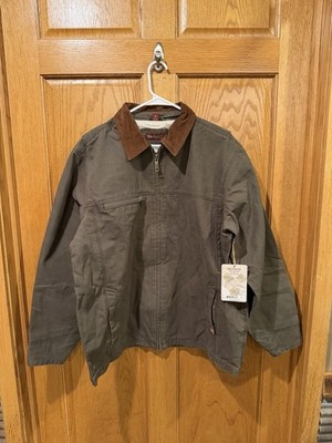 New Dri Duck Quality Garments Stitch by Stitch Men s XL Gray Jacket with Pocket