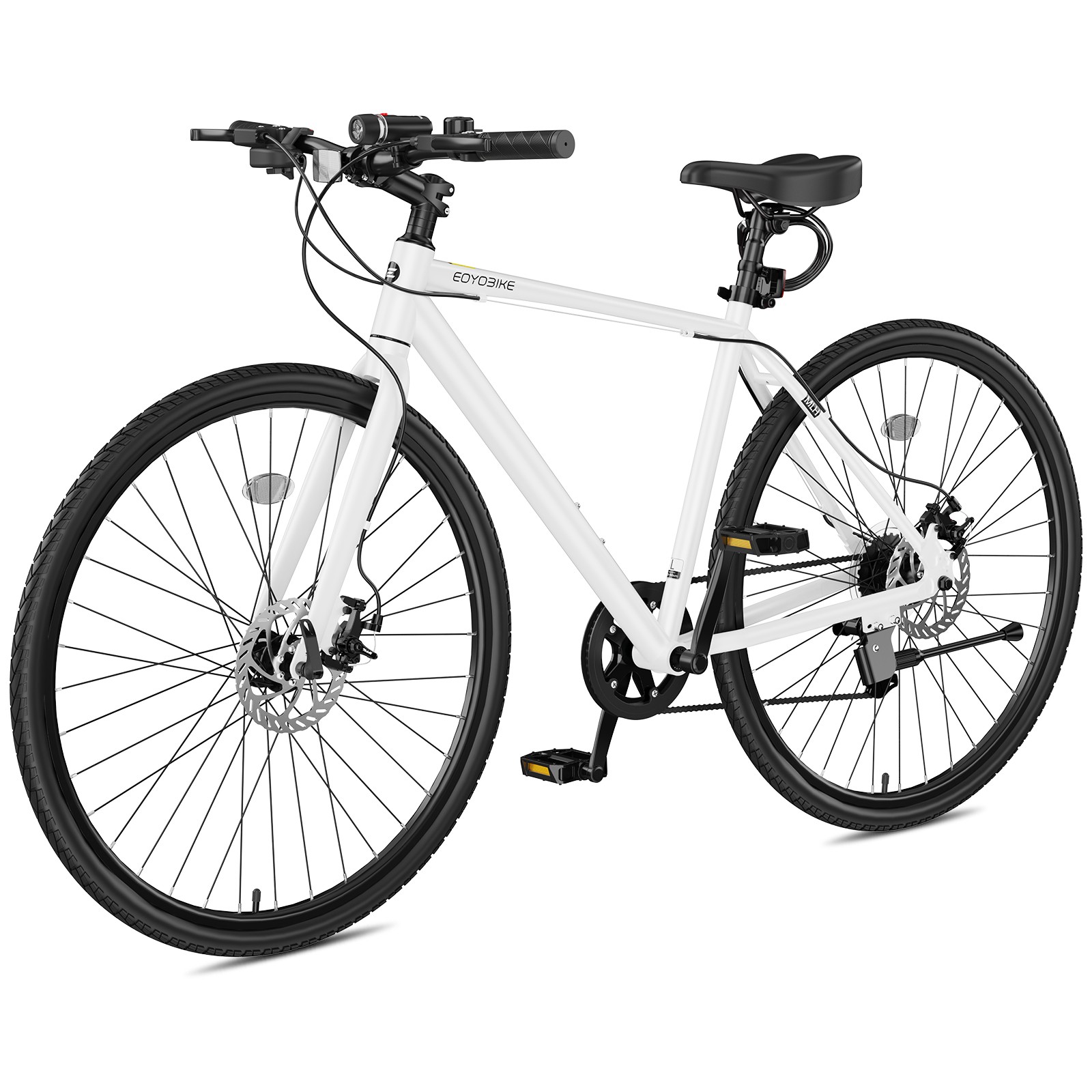 (New) 700C Hybrid Road Bike Disc Brake Unisex Adults Bicycle Aluminum Frame 8 Speed (249.98 USD) (New) 700C Hybrid Road Bike Disc Brake Unisex Adults Bicycle Aluminum Frame 8 Speed (249.98 USD)