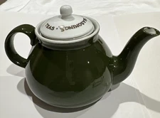 Celestial Seasonings 3-Cup Ceramic Tea Pot Dark Green includes teapot, lid, cup