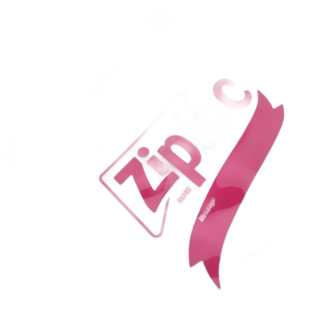 Beams Couture Ziploc Logo Clear Pink Handbag Used Women's Accessories