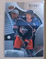 Cole Sillinger Rookie - Columbus Blue Jackets - Upper Deck Allure 2021-22 NHL