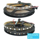 5m WS2812B 5050 RGB 60LEDs/m LED Strip Magic Color Individual Addressable DC 5V