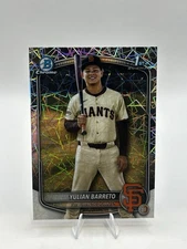 2025 Bowman Chrome Mega 1st Lazer Refractor - Yulian Barreto #BCP-229