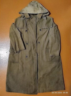 Soviet Military Windproof Tarpaulin & Officer Patrol Raincoat, M88