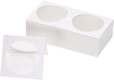 50Pcs Coin Flips 2 by 2 Inch Cardboard Paper Coin Holder for All Coin Collection
