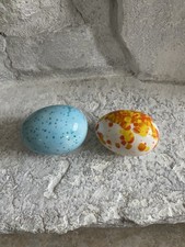 Ceramic With A Glazed Finish Decorative Eggs