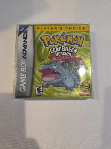 Pokemon Leaf Green - Game Boy Advance - Complete CIB - GBA Authentic Tested